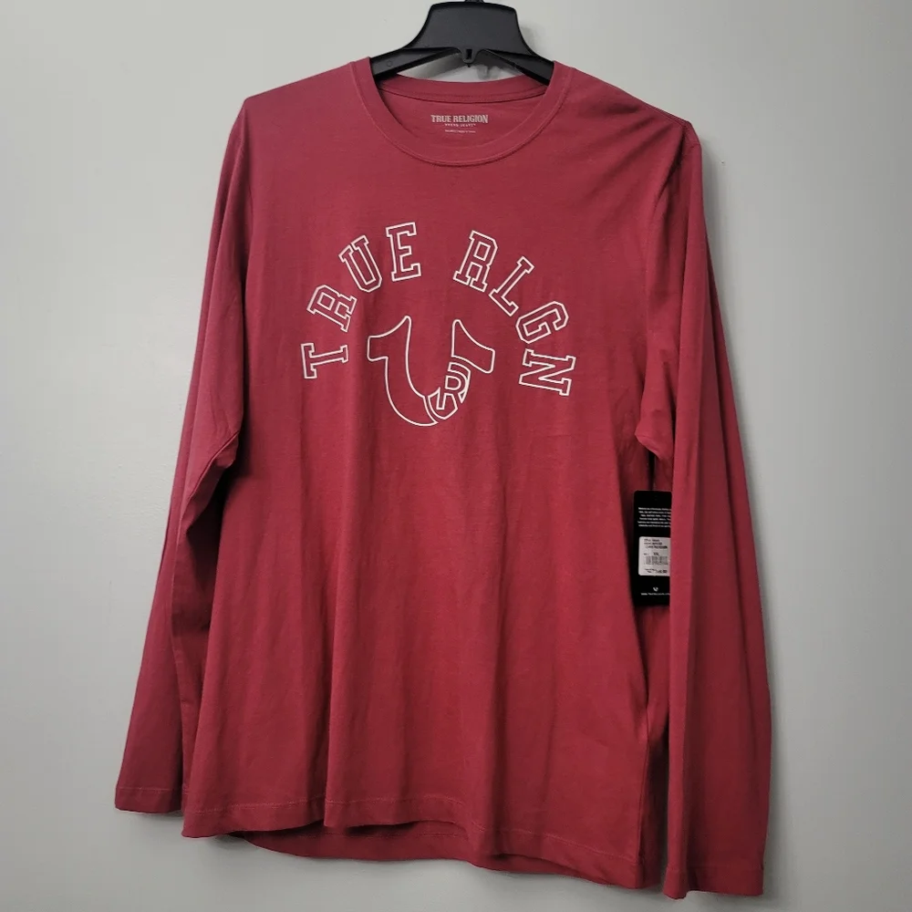 True Religion Long Sleeve Arch True Religion Tee